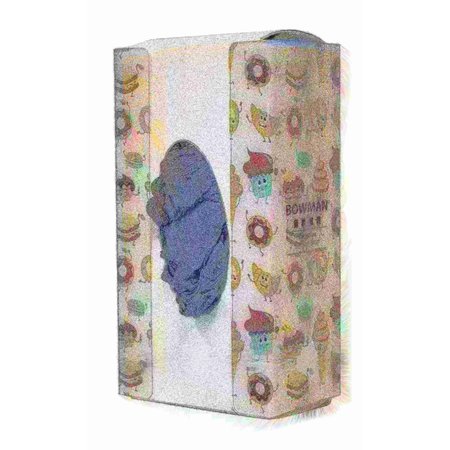 BOWMAN DISPENSERS Glove/Tissue Box Dispenser - Single-Designer-Sweet Tooth GL111-P011